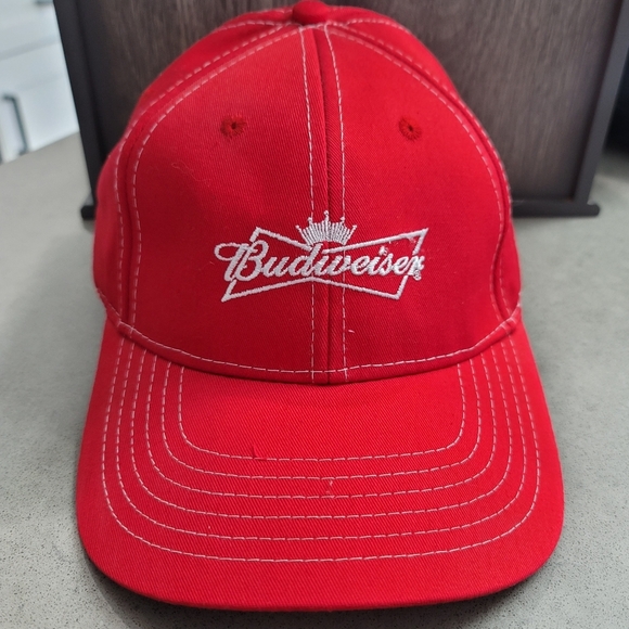 Budweiser Red Baseball Cap - Picture 1 of 7